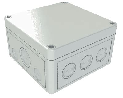 4x4 outdoor junction box with water tight coduit|Waterproof conduit connection to outdoor junction box.